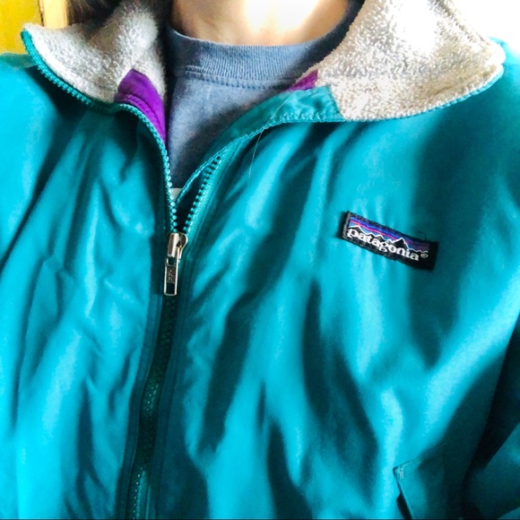 Vintage Patagonia Turquoise Puffer Jacket - Picture 2 of 6